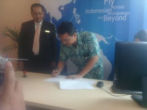 Garuda Cabang Kendari Jalin Kerjasama Clarion