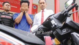 Dendam Kucing Pacar Dicuri, Nekat Embat Motor Pencuri