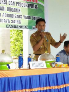 Distan Koltim Cegah Petani Pakai Zat Kimia