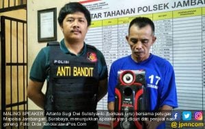 Gemar Berkaraoke, Sekuriti Gasak Speaker Penjual Nasi