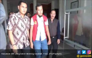 Karyawan BRI Tilep Duit Nasabah Rp6 Miliar