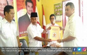 Usai Datangi Hanura, Fasha Juga Ambil Formulir di Gerindra