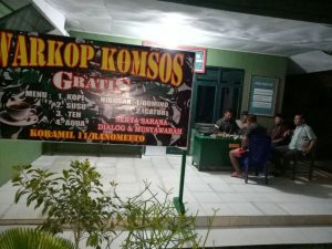 Koramil Ranomeeto Tawarkan Warkop Gratis