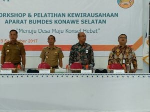 Pengurus Bumdes di Konsel Dilatih Kewirausahaan