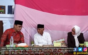 Sowan ke Kiai Lirboyo, Wasekjen PDIP Disodori Nama Gus Ipul