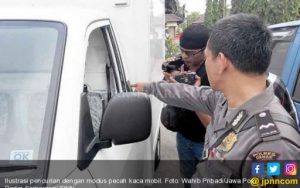 Kaca Mobil Pecah, Uang Rp 600 Juta Raib