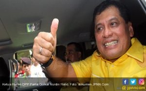 Nurdin Halid Jamin Golkar Tak Akan Ubah Keputusan Usung Emil