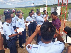 Danlanud HLO Letkol Pnb. Murham Jayahadi: Danlanud HLO Letkol Pnb. Murham Jayahadi : Bandara Haluo Leo Kini Dilengkapi AWOS 