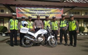 Satlantas Polres Bombana Launching Motor Samsat keliling