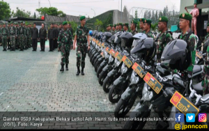 Persiapan Pilkada Jabar, Kodim 0509 Gelar Pasukan