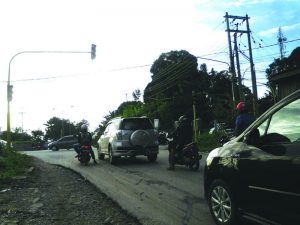 Traffic Light Samping PLN Wua-wua Kendari tak Berfungsi Normal