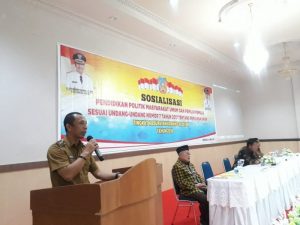 Kesbangpol Konsel Sosialisasi Pendidikan Politik