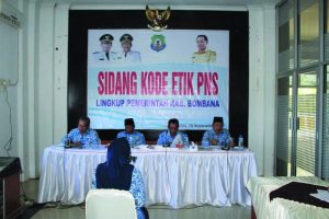 Melanggar Disiplin,Dua Puluh  ASN Jalani Sidang Kode Etik