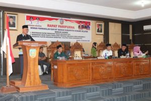 Pemda Konsel – DPRD Gelar Rapat Paripurna Penyerahan RAPBD-P TA 2018