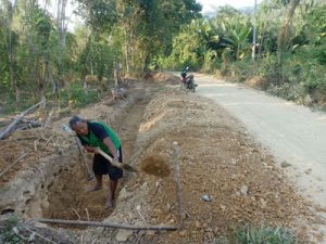 Desa Matabondu Genjot Pembangunan Drainase