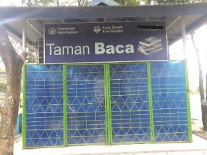 Diterlantarkan, Taman Baca di Kendari