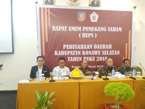 Surunuddin Apresiasi Direksi Perusda Konsel