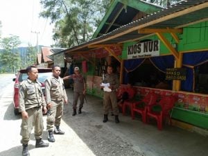 Satpol PP Koltim Sidak Warung Makan