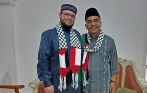 Imam Masjid Palestina Berkunjung di Butur