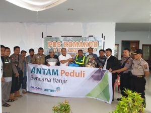 Antam Salurkan Bantuan Tahap II Korban Banjir Konut