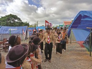 1.680 Peserta Pramuka Mengikuti Perkemahan di Butur