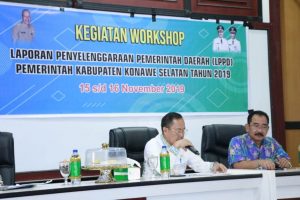 Pemda Konsel Gelar Workshop Penyusunan LPPD