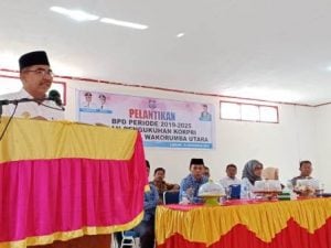 Anggota BPD dan Korpri Wakorumba Utara Resmi Dilantik