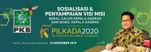 PKB Sultra akan Gelar Sosialisasi Pemaparan Visi Misi Calon Kepala Daerah