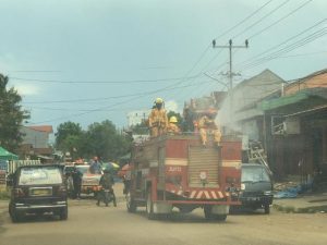 Antam Gelar Penyemprotan Disinfektan di Seluruh Wilayah Ring Satu