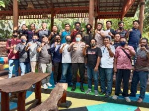 Kapolres Kolaka Gelar Silaturahmi Dengan Awak Media
