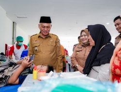 500 Anak Ikut Sunatan Massal, .Rangkaian. baksos HUT ke 79 RI Dibuka oleh Sekda Sultra