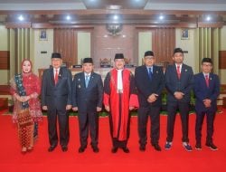 Pengambilan Sumpah/Janji Pimpinan DPRD Sultra Periode 2024-2029, Pj Gubernur Andap: Mari Tingkatkan Sinergisitas dan Kolaborasi Untuk Bangun Sulawesi Tenggara