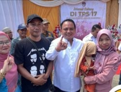 Pj Gubernur Sultra Andap Budhi Revianto Mencoblos di TPS 17 Mandonga, Kota Kendari