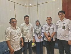 Tanggulangi Longsong DAS di Sanggona, BPBD Koltim Temui Anggota DPR RI dan BWS Kendari