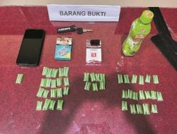 Sabu Diselip di Rokok dan Botol, Pemuda Diciduk Saat Melintas
